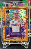 DENNY HAMLIN การ์ดรถแข่ง? NASCAR Orange Breakaway Prizm JOE GIBBS RACING??