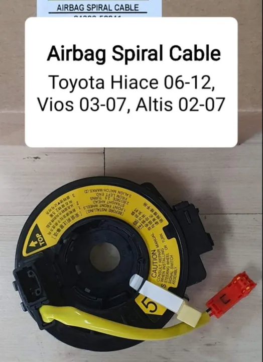 Airbag Spiral Cable Toyota Hi Ace 20062012, Vios 20032007, Altis 2002