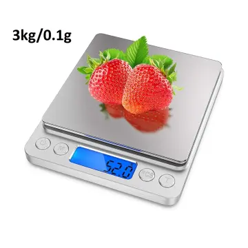 Buy Rechargeable Waterproof Digital Food Scale With Tempered Glass