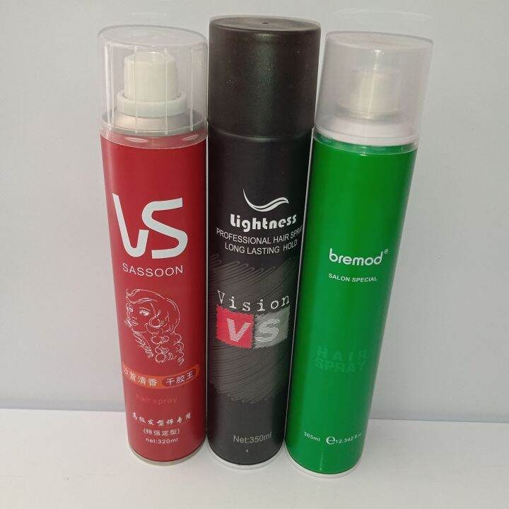 Professional Hair Spray Long Lasting Hold Lightness Bremod VS Sassoon Lazada PH