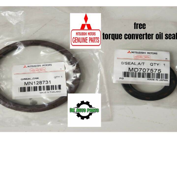 GENUINE MONTERO GEN 2 20082015 2.5LREAR CRANKSHAFT OILSEAL,,free torque converter oil seal