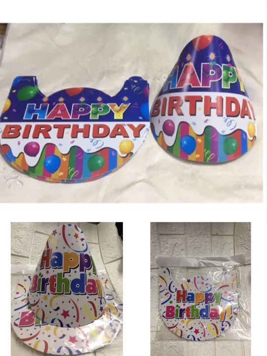HBD Party hat (10pcs) | Lazada PH
