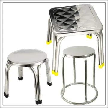 Steel round chair discount price