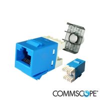 เต้ารับหัวแลนตัวเมีย SL SERIER RJ45 JACK,CAT 6 568 A/B, BlLUE ยี่ห้อ AMP NETCONNECT ของแท้ 100%