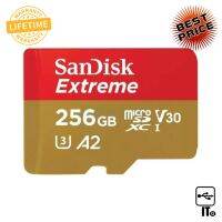 256GB Micro SD Card SANDISK Extreme SDSQXAV-256G-GN6MN (190MB/s.) Best For Mobile / Gaming / Action Camera / Drone ประกัน LT. การ์ดหน่วยความจำ เมมโมรี่การ์ด micro sdcard microsdcard ไมโครเอสดีการ์ด