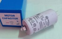 คาปาซิเตอร์ Motor Capacitor 15UF =5% 425-475V คาปาซิเตอร์หัวน๊อตขาเสียบ