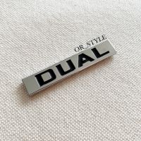 โลโก้ DUAL ขนาด 7.5x1.5cm