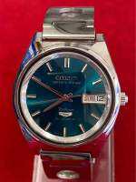 CITIZEN SEVEN STAR Deluxe7 21 JEWELS Automatic ตัวเรือนสแตนเลส นาฬิกาผู้ชาย มือสองของแท้