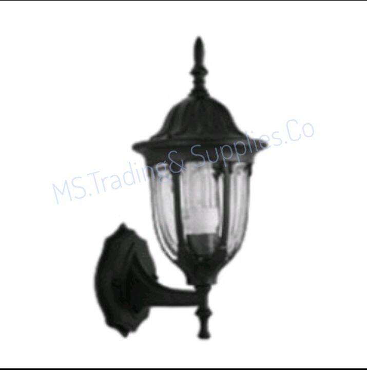 โคมผนังนอกบ้าน-sl-10-5007w-bk-lighting-โคมไฟติดผนังภายนอก-sl-10-5007w-bk-outdoor-wall-light-die-cast-aluminium-glass-led-outside-wall-lamp