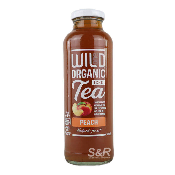 Wild Organic Peach Iced Tea 360mL Lazada PH