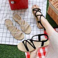 รองเท้าแตะแฟชั่นรุ่น#Fashion sandal รุ่น onin_8 รองเท้าแตะแนวสายรัดข้อเท้าทรง เกาหลี#(สินค้าพร้อมส่งทุกชิ้น คุณภาพเกรดงานนำเข้า)