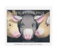 ปกอ่อนThe Three Pigs, หนังสือได้รางวัล The Caldecott Medal,By David Wiesner #Classic Storybook# สินค้าขายดี หนังสือเด็ก หนังสือภาษาอังกฤษ นิทาน
