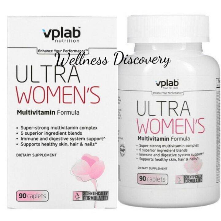 Vplab Ultra Women’s Multivitamin Formula 90 Caplets[expiry Date 6 2024] Lazada