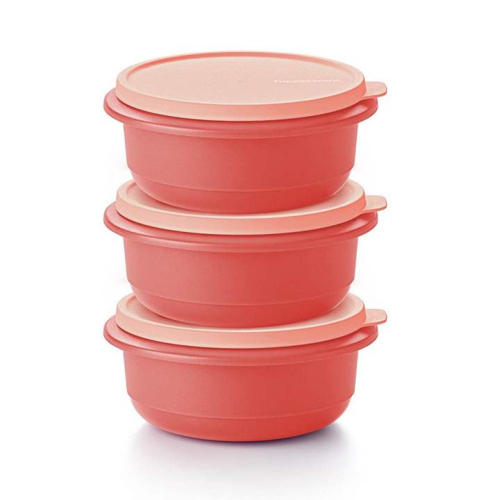 Tupperware Ultimate Mixing Bowl 1.0L ถ้วยทัพเพอร์แวร์ มีขอบกว้าง พร้อมฝาปิดแน่นสนิท ใส่ของเหลวได้ อาหารไม่รั่วไม่ซึม