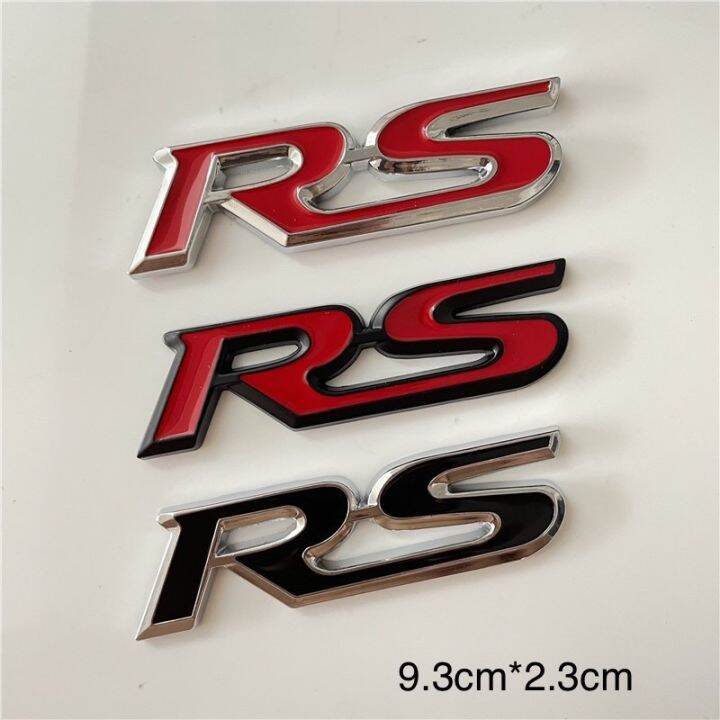 car emblem RS logo kereta emblem metal | Lazada