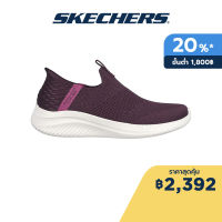 Skechers สเก็ตเชอร์ส รองเท้าผู้หญิง Women Slip-Ins Shiny Night Shoes - 149594-WINE Air-Cooled Memory Foam Engineered Knit, Heel Pillow, Machine Washable, Slip-Ins, Stretch Fit, Vegan