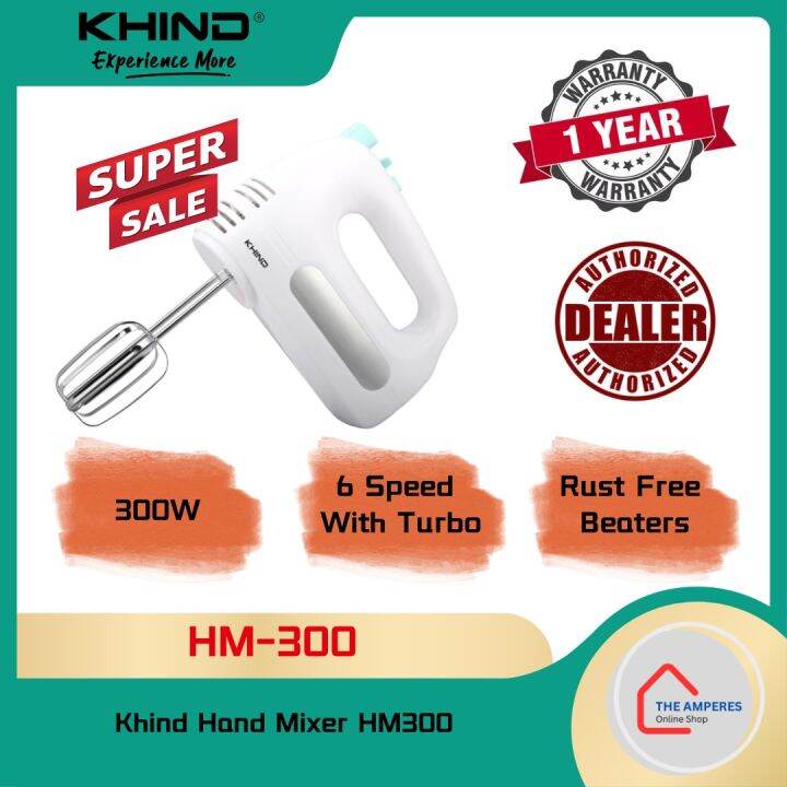 Khind Hand Mixer HM300 Lazada