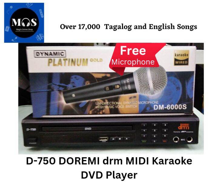 D750 DOREMI MIDI KARAOKE DVD PLAYER Lazada PH
