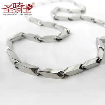 White gold chain hot sale for men