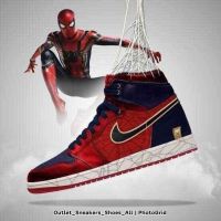 รองเท้า AJ1 Spider-Man Avengers Unisex ใส่ได้ทั้ง ชาย หญิง [ ของแท้? พร้อมส่งฟรี ]