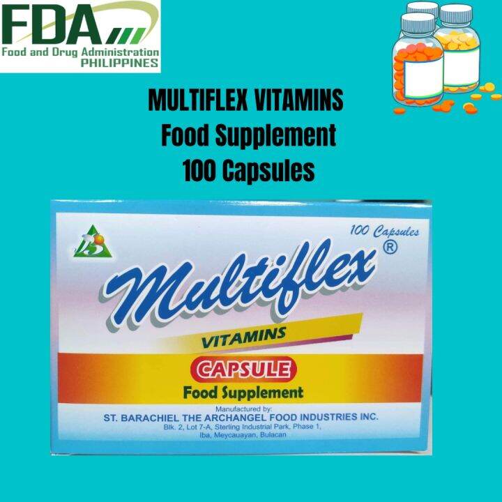 MULTIFLEX VITAMINS FOOD SUPPLEMENT 100 Capsules Lazada PH