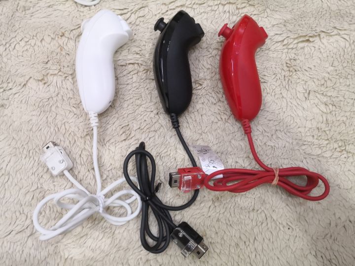 นันชัก-nunchuk-original-อุปกรณ์เสริมใช้กับ-wiimote-ของแท้มือสอง