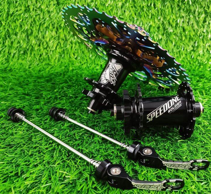 GBBS Speedone Soldier 6 Pawls Sealed Bearing Bicycle Hub w/ Thru Axle