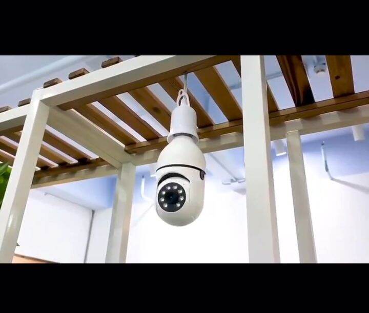 Easy to install V380 pro light bulb camera 4MP HD cctv camera connect