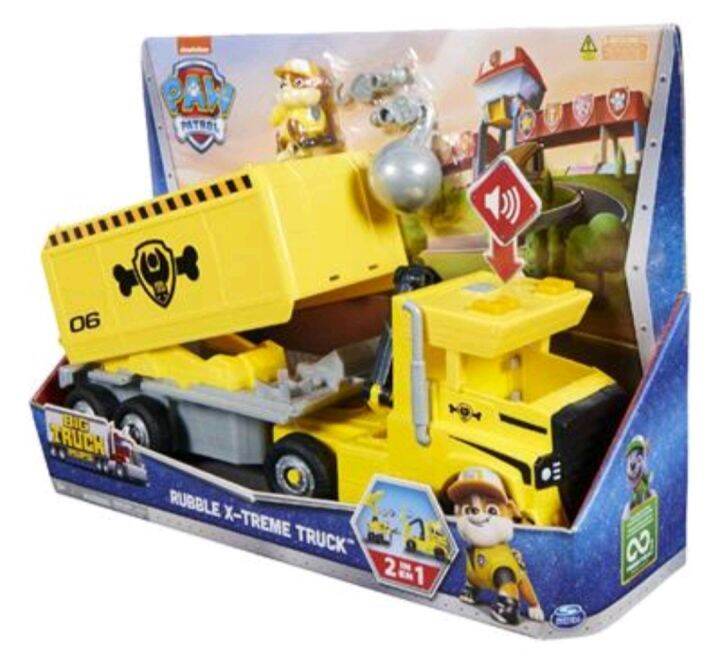 Paw Patrol Rescue Knights Rubble Rescue Truck Vehicle | Lazada PH