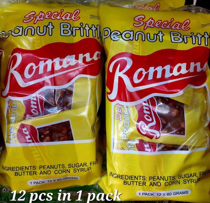 Romana Peanut Brittle Original 4 packs/12packs Lazada PH