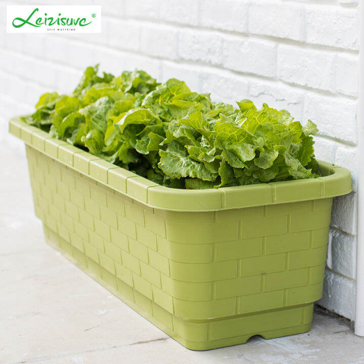 Vegetable Planting Artifact Rectangular Extra Large Balcony Flower Pot ...