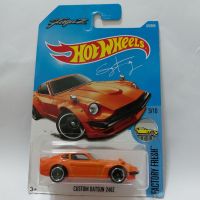 รถเหล็ก Hotwheels CUSTOM DATSUN 240Z สีส้ม (LZ06#lz17)