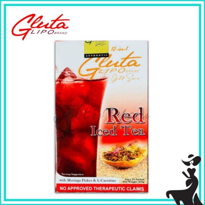Glutalipo Red Iced Tea ( 10 sachets ) Lazada PH