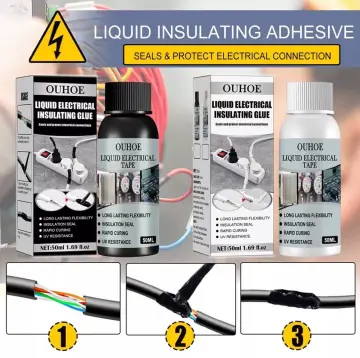 30/50/125ml Liquid Insulation Electrical Sealant Tape Lamp Board Waterproof Liquid  Tape Electronic Sealant Fast Dry Insulating - AliExpress