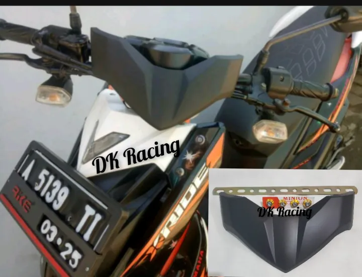 VISOR CSTUM XRIDE 110 115 MODEL TERBARU WINDSHIELD CSTUM XRIDE 110