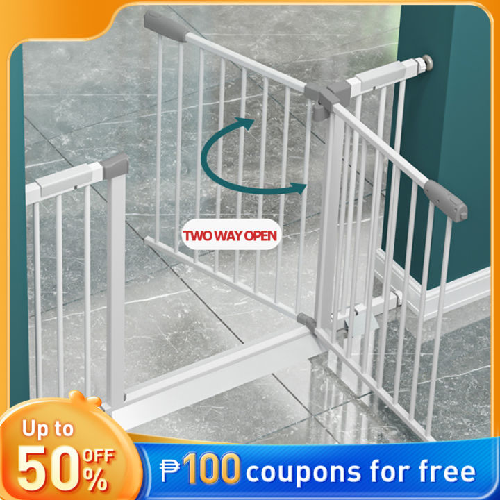 Safety Gate Fence Barrier Guard for Dog Pet Baby Child Stairs Sturdy ...