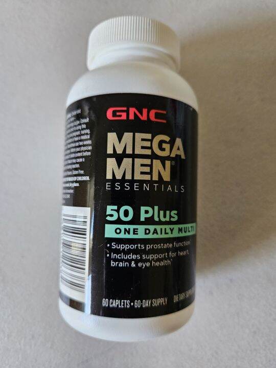 Gnc Mega Men 50 Plus One Daily 60 Caplets Multivitamin For Men Best