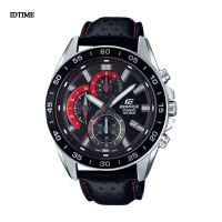 CASIO EDIFICE รุ่น EFV-550L-1A โครโนกราฟ สายหนัง สินค้ารับประกัน1ปี