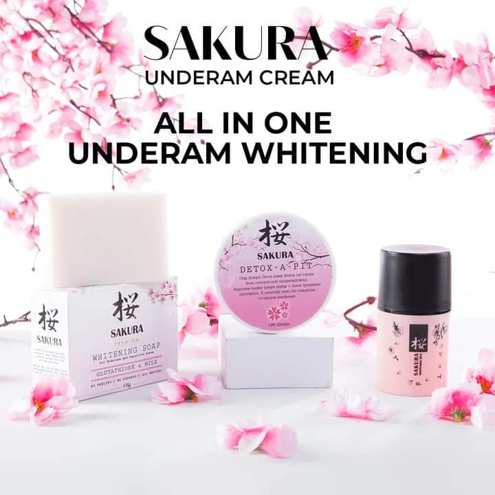 Sakura Underarm Whitening Bundle of 2 (Deo Cream and Clay) | Lazada PH