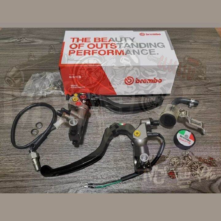 Brembo Brake Master with Side Mirror Clamp and Hydraulic Switch
