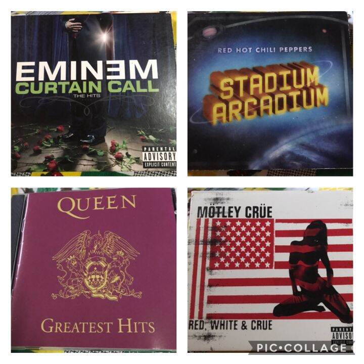 EMINEM, QUEEN, RED HOT CHILI PEPPERS & MOTLEY CRUE ALBUM 2CDS Lazada PH