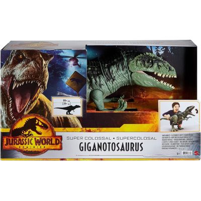 Jurassic World Dominion Super Colossal Giganotosaurus  จูราสสิคเวิลด์ ของเล่นแอ็กชั่นฟิกเกอร์ไดโนเสาร์ กิกาโนโทซอรัส ขนาดใหญ่