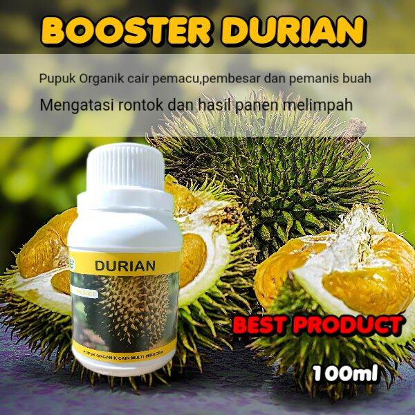 Pupuk Booster Durian Perangsang Buah Agar Cepat Berbuah Lebat Besar Banyak Biopestisida Asli