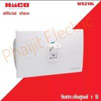 Automatic Breaker With Blue LED Haco WS210L , 10A , 230VAC , Ic = 2.5 kA For Air Conditioner Protection