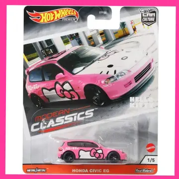 Hot Wheels Hello Kitty 1:64 Car - White (HDM87) for sale online