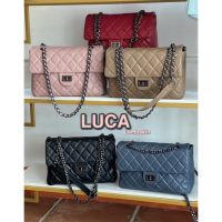 Luca 30cm กระเป๋าหนังแกะนิวซีแลนด์ มาพร้อมหนังรองบ่า แบรนด์Lovera