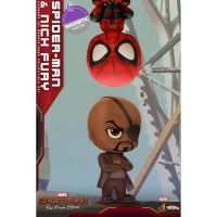 Hot Toys Cosbaby Spider Man and Nick Fury