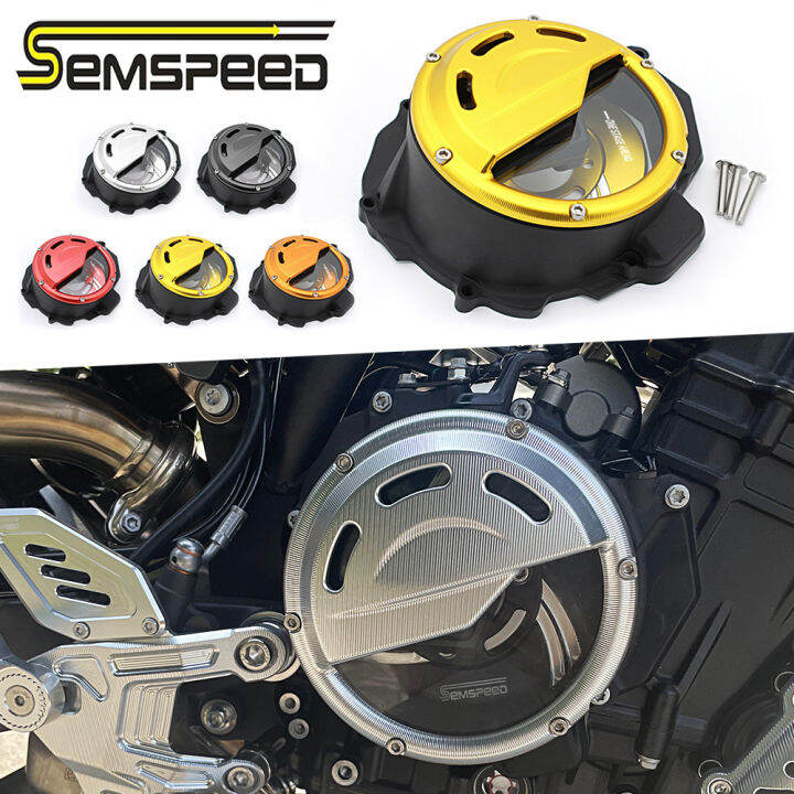 SEMSPEED Motorcycle Side Engine Clutch Guard Crankcase Cover For CFMOTO ...