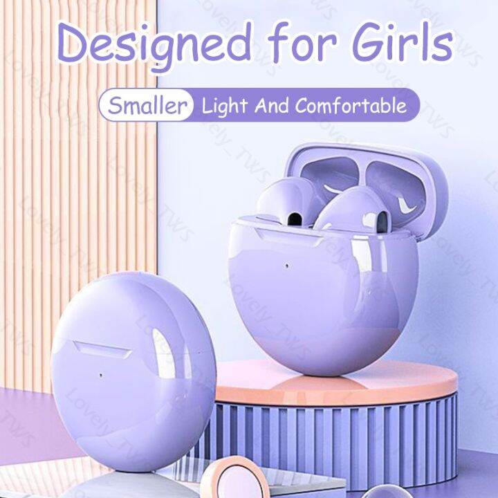 Pro 6 TWS Bluetooth Earphones with Microphone Touch HiFi Stereo