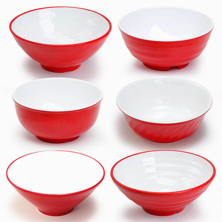 Nordic Thickened Melamine Dinnerware Bowl Specially Designed for Noodle